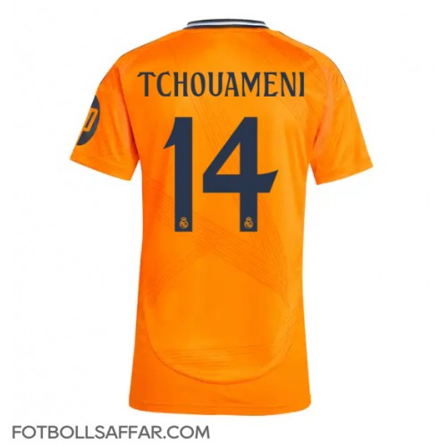 Real Madrid Aurelien Tchouameni #14 Bortatröja Dam 2024-25 Kortärmad